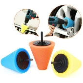 Rodex Konik Pasta Cila Oto Parlatma Polisaj Süngeri Aparatı Matkap Ucu Jant Temizlik Seti (3 PARÇA) - 7