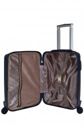 Elatae Premium Polipropilen Kabin Boy Kırılmaz Valiz Lacivert V305 thumbnail 5