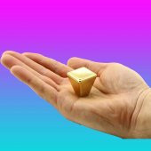 Mobilya Düğme Dolap Çekmece Kulpu Kulbu Plastik Gold Altın Tek Vidalı Kulp - 4