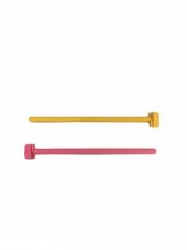 Kuşlar İçin Renkli Plastik Tünek 19 Cm 2 Adet - 1
