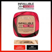 LoInfaillible 24H Fresh Wear Pudra Fondöten 120 Vanilla - 1
