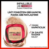 LoInfaillible 24H Fresh Wear Pudra Fondöten 120 Vanilla - 2
