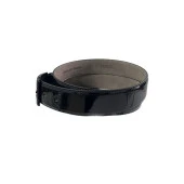 Fossil Siyah Düz Dikiş Suni Deri 3,5cm Erkek Kemeri -110 Cm thumbnail 4