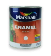 Marshall Enamel Parlak Ahşap Metal Boyası Parlak Beyaz 0,75 L - 1