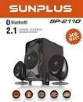SUNPLUS SP-2110 2+1 USB/MP3/SD/FM BLUETOOTH 300W MULTIMEDIA SPEAKER HOPARLÖR SES SİSTEMİ - 1