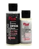 Rich Crystal Epoksi Şeffaf Kristal Reçine Set 60x120cc - 1