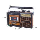 Nostalji Tasarımlı Kaset Ve Müzik Çalar Knstar FP-319 Kaset-Bluetooth-Usb-Sd-Fm - 3