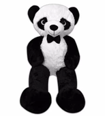 100 Cm Papyonlu Sevimli Panda - 1