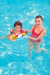 Telvesse Deniz Temalı 3-6 Yaş Simit Yüzme Simidi Havuz Deniz Şişme Yüzücü Simidi 51 cm - 4