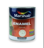 Marshall Enamel Parlak Ahşap Metal Boyası Kirli Beyaz 2,5 L - 1