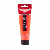 Talens Amsterdam Akrilik Boya 120 ml. 257 Reflex Orange (Fosforlu) - 1