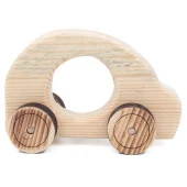 Ahşap Oyuncak Tekerlekli Araba Model-5 - 3