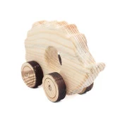 Ahşap Oyuncak Tekerlekli Araba Hayvan Model-2 - 1