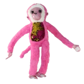 Süslü Maymunlar Peluş Oyuncak 45 cm 1 adet - 4