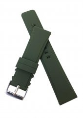24mm Renkli Yüksek Kalite Silikon Saat Kordonu Kayışı - 1