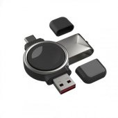 Coofbe 2in1 USB ve Type-C Girişli Samsung Watch Şarj Standı Samsung Galaxy Watch 3 4 Şarj Standı - 1