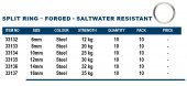 Okuma Splitring Forged 10 Adet - 1