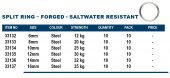 Okuma Splitring Forged 10 Adet - 2
