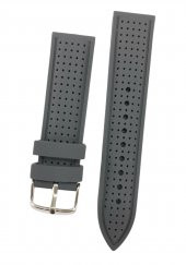 22mm Benekli Renkli Yüksek Kalite Silikon Saat Kordonu Kayışı - 6
