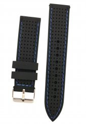 22mm Benekli Renkli Yüksek Kalite Silikon Saat Kordonu Kayışı - 7