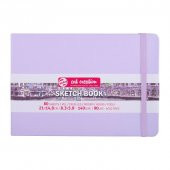 Talens Art Creation Sketchbook Sert Kapak Eskiz Defteri 140 gr 21x14,8 cm 80 yp PASTEL VIOLET - 1