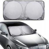 Coofbe 142x67 CM Araç Ön Cam Güneşlik Araç Ön Cam Koruyucu Araç Perdesi Araç Güneşlik Koruyucu Branda - 2