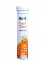 Efervit Vitamin C 1000 Mg 20 Efervesan Tablet 8697595871454 - 1