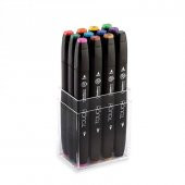 Touch Twin Marker 12 Renk Set ANA RENKLER - 1
