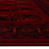 Afgan Türkmen Otantik Desenli Bordo Oturma Odası Salon Mutfak Halısı 2892A_ZS74 - 3