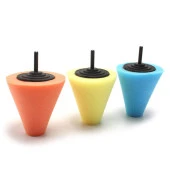 Rodex Pasta Cila Matkap Ucu Jant Oto Parlatma Polisaj Süngeri Konik Aparatı Temizlik Seti (6 PARÇA) - 8