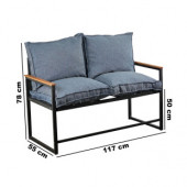 Oturma Grubu Minderli Bahçe Koltuğu 2098 - 3