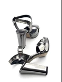 Goldstep 501 Kadın Çapraz 12cm Platform Topuk Açık Ayakkabı - 10