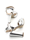 Goldstep 501 Kadın Çapraz 12cm Platform Topuk Açık Ayakkabı - 6