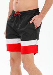 Eros Erkek Deniz Şortu Şort Mayo Siyah - 2