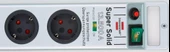 Brennenstuhl Super-Solid surge protection 13.500 A 8Li Priz Gümüş - 3