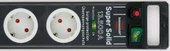Brennenstuhl Super-Solid surge protection 13.500 A 8Li Priz Siyah - 2