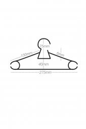 OMAK Greenleaves 6lı Çocuk Elbise Askısı - 2