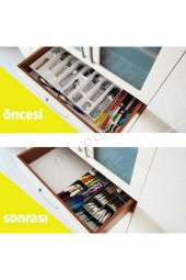 Decobella 9 Bölmeli Çekmece Kaşıklık Antrasit - 2