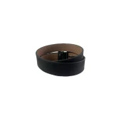 Fossil Siyah Suni Deri 4 cm Erkek Kemeri-115 Cm thumbnail 3