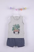 Dinazor Baskı Erkek Bebek Şortlu Takım - 10