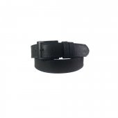 Fossil Siyah Çift Dikiş Suni Deri 4 cm Erkek Kemeri-130cm thumbnail 3