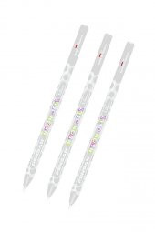Jel Tükenmez Kalem Beyaz 1.0 mm 3 Adet Beyaz Neon Jel Kalem Beyaz Mürekkepli kalem - 1