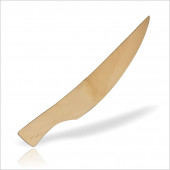 En Gerçek Kaliteli Sert Şimşir Ahşap Tahta Odun Ekmek Meyve Peynir Tatlı Salata Bıçağı Bıçak - 3