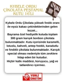 Kybele Ordu Çikolata Hediyelik Kutu 16'lı thumbnail 4