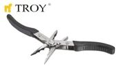Troy 21090 Çift Başlıklı Çok Amaçlı Pense+Kargaburun - 3