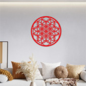 M3 Decorium Kutsal Yaşam Çiçeği Duvar Süsü - 1