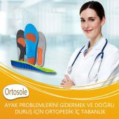 İş Ayakkabısı Tabanlığı, Şok Emici Anti Yorgunluk, Masaj Yapan Kemer Destekli Tabanlık - 5