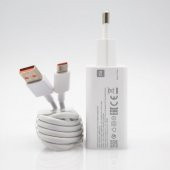 Sesatech Gregoss Xiaomi ve Poco 33 Watt 5A Mdy 11 Ez Turbo Şarj Aleti Başlık+Kablo Set (Kutusuz) Turuncu Uçlu - 1