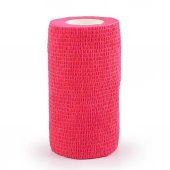 Kendinden Yapışkanlı Elastik Koban Bandaj Kırmızı Renkli 10 cm X 4,5 metre Yapışan Koban - 1