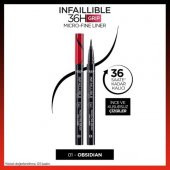Loreal Infaillible 36H Grip Micro Fine Eyeliner 01 Obsidian - Siyah - 2